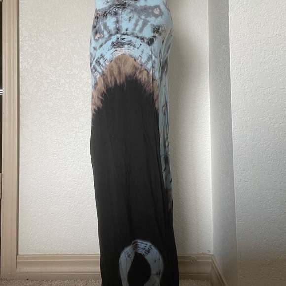 Fold-over waist Wide Leg Yoga Pants - Picture 3 of 5